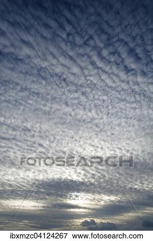 Cloud formation, Altocumulus translucidus View Large Photo Image Stock Photo - Cloud formation, Altocumulus translucidus. Fotosearch