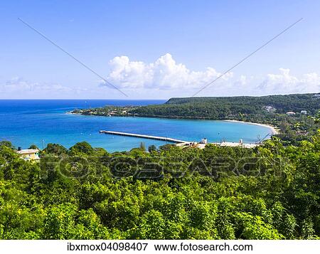 Coastline, Port Rhoades, Discovery Bay, Jamaica, North America View Large Photo Image Stock Photo - Coastline, Port Rhoades, Discovery Bay, Jamaica, North America. Fotosearch
