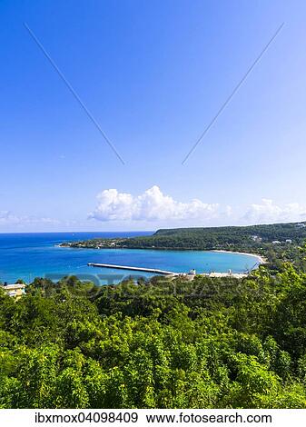 Coastline, Port Rhoades, Discovery Bay, Jamaica, North America View Large Photo Image Stock Photo - Coastline, Port Rhoades, Discovery Bay, Jamaica, North America. Fotosearch