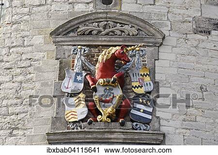 Coat of arms on the Hoofdtoren, main tower at the port, Hoorn, province of North Holland, The Netherlands, Europe View Large Photo Image Stock Image - Coat of arms on the Hoofdtoren, main tower at the port, Hoorn, province of North Holland, The Netherlands, Europe. Fotosearch