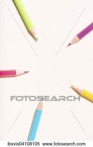Color pencils in a circle, pointing towards the center View Large Photo Image Stock Photography - Color pencils in a circle, pointing towards the center. Fotosearch