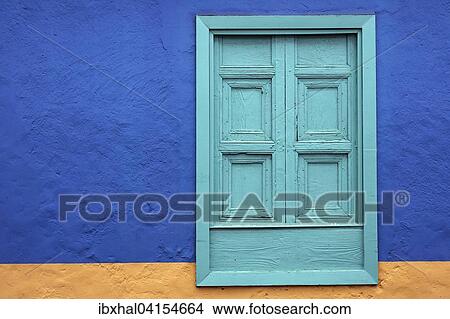 Colorful house wall in the historic centre of Los Llanos, La Palma, Canary Islands, Spain, Europe View Large Photo Image Picture - Colorful house wall in the historic centre of Los Llanos, La Palma, Canary Islands, Spain, Europe. Fotosearch