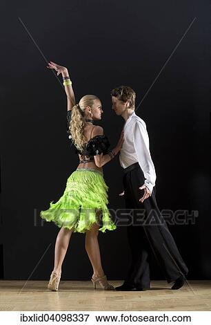 Couple dancing salsa View Large Photo Image Stock Photo - Couple dancing salsa. Fotosearch
