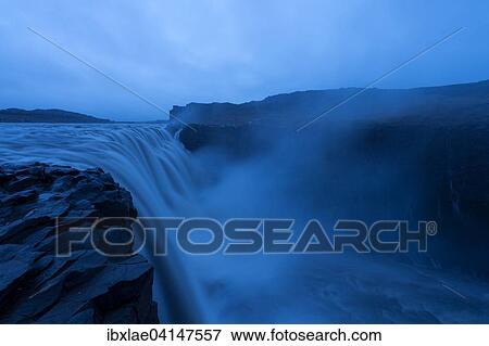 Dettifoss Wassserfall in the evening, Norourping, Northeastern Region, Iceland, Europe View Large Photo Image Stock Photo - Dettifoss Wassserfall in the evening, Norourping, Northeastern Region, Iceland, Europe. Fotosearch