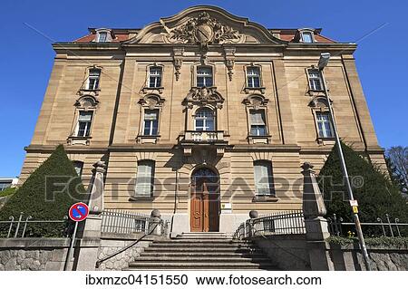 Stock Image - District Court, built from 1899 to 1902, Lahr, Baden-Wurttemberg, Germany, Europe. Fotosearch