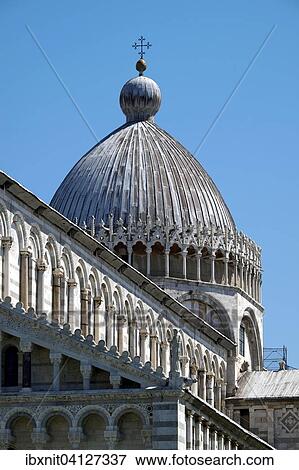 Stock Photo - Dome, Cathedral of Pisa, Pisa, Tuscany, Italy, Europe. Fotosearch
