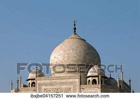 Dome of the Taj Mahal, mausoleum, Agra, Uttar Pradesh, India, Asia View Large Photo Image Stock Image - Dome of the Taj Mahal, mausoleum, Agra, Uttar Pradesh, India, Asia. Fotosearch