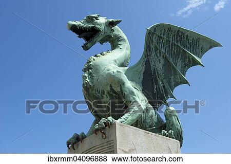 Dragon Bridge, Zmajski most, Ljubljana, Slovenia, Europe View Large Photo Image Stock Photo - Dragon Bridge, Zmajski most, Ljubljana, Slovenia, Europe. Fotosearch