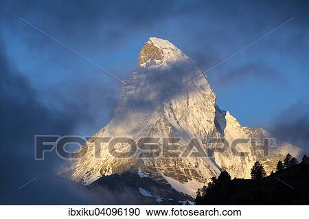 Early morning with fog at the Matterhorn, Zermatt, Canton of Valais, Switzerland, Europe View Large Photo Image Stock Image - Early morning with fog at the Matterhorn, Zermatt, Canton of Valais, Switzerland, Europe. Fotosearch
