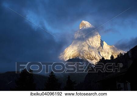 Early morning with fog at the Matterhorn, Zermatt, Canton of Valais, Switzerland, Europe View Large Photo Image Stock Image - Early morning with fog at the Matterhorn, Zermatt, Canton of Valais, Switzerland, Europe. Fotosearch