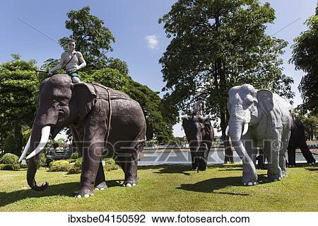 Elephant Monument with lucky elephant at the Surin Phakdi Si Narong Changwang Monument, Surin, Surin Province, Isaan, Isaan, Thailand, Asia View Large Photo Image Stock Image - Elephant Monument with lucky elephant at the Surin Phakdi Si Narong Changwang Monument, Surin, Surin Province, Isaan, Isaan, Thailand, Asia. Fotosearch