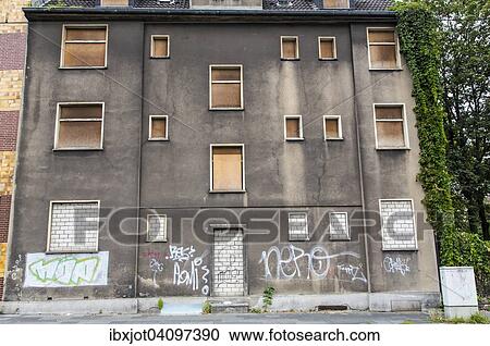 Empty house, run down, Duisburg, North Rhine-Westphalia, Germany, Europe View Large Photo Image Stock Image - Empty house, run down, Duisburg, North Rhine-Westphalia, Germany, Europe. Fotosearch