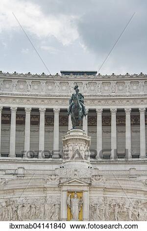 Equestrian figure on the National Monument to Victor Emmanuel II, Vittorio Emanuele Monument, Capitol, Rome, Lazio, Italy, Europe View Large Photo Image Stock Image - Equestrian figure on the National Monument to Victor Emmanuel II, Vittorio Emanuele Monument, Capitol, Rome, Lazio, Italy, Europe. Fotosearch