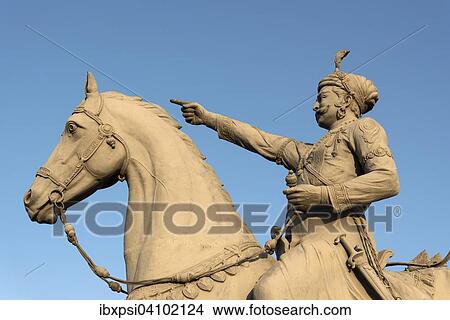 Equestrian Statue of Rao Jodha Ji, Jodhpur, Rajasthan, India, Asia View Large Photo Image Picture - Equestrian Statue of Rao Jodha Ji, Jodhpur, Rajasthan, India, Asia. Fotosearch
