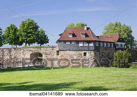 Stock Photo - Esslinger Burg, or Esslingen Castle, Esslingen am Neckar, Baden-Wurttemberg, Germany, Europe. Fotosearch
