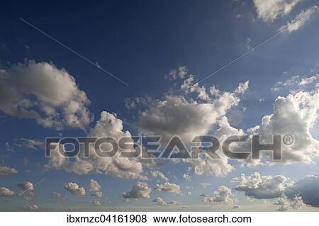 Fair weather cumulus, Cumulus humilis, Germany, Europe View Large Photo Image Stock Photo - Fair weather cumulus, Cumulus humilis, Germany, Europe. Fotosearch