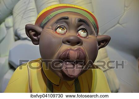 Stock Image - Falla character at the Fallas festival, Denia, Costa Blanca, Spain, Europe. Fotosearch