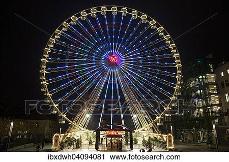 Ferris wheel at Burgplatz Square, Essen, Ruhr Area, North Rhine-Westphalia, Germany, Europe View Large Photo Image Stock Image - Ferris wheel at Burgplatz Square, Essen, Ruhr Area, North Rhine-Westphalia, Germany, Europe. Fotosearch