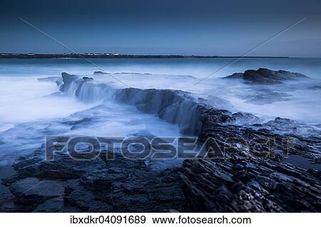 Stock Photo - Flood at Spanish Point, near Miltown Malbay, County Clare, Ireland, Europe. Fotosearch