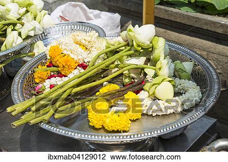 Floral decoration at a temple, Wat Phra Kaeo Temple, Bangkok, Thailand, Asia View Large Photo Image Stock Image - Floral decoration at a temple, Wat Phra Kaeo Temple, Bangkok, Thailand, Asia. Fotosearch