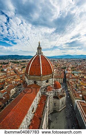 Florence Cathedral, Cattedrale di Santa Maria del Fiore with the dome by Brunelleschi, with the city, UNESCO World Heritage Site, Florence, Tuscany, Italy, Europe View Large Photo Image Stock Image - Florence Cathedral, Cattedrale di Santa Maria del Fiore with the dome by Brunelleschi, with the city, UNESCO World Heritage Site, Florence, Tuscany, Italy, Europe. Fotosearch