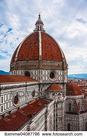 Florence Cathedral, Cattedrale di Santa Maria del Fiore with the dome by Brunelleschi, UNESCO World Heritage Site, Florence, Tuscany, Italy, Europe View Large Photo Image Stock Photograph - Florence Cathedral, Cattedrale di Santa Maria del Fiore with the dome by Brunelleschi, UNESCO World Heritage Site, Florence, Tuscany, Italy, Europe. Fotosearch