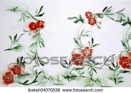 Stock Photo - Flowers, illustration. Fotosearch
