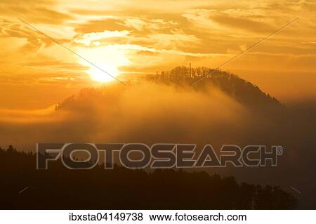 Foggy view of Hohenhewen, Hegau, Baden-Wurttemberg, Germany, Europe View Large Photo Image Stock Photo - Foggy view of Hohenhewen, Hegau, Baden-Wurttemberg, Germany, Europe. Fotosearch