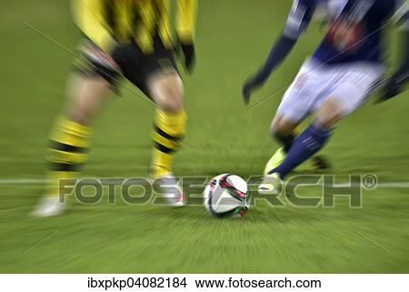 Football, duel, motion blur, Lucerne, Switzerland, Europe View Large Photo Image Picture - Football, duel, motion blur, Lucerne, Switzerland, Europe. Fotosearch
