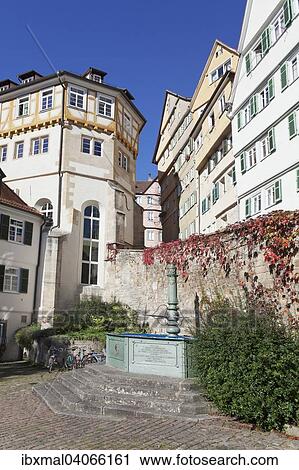 Fountain, public square, historic centre, Tubingen, Baden-Wurttemberg, Germany, Europe View Large Photo Image Stock Image - Fountain, public square, historic centre, Tubingen, Baden-Wurttemberg, Germany, Europe. Fotosearch