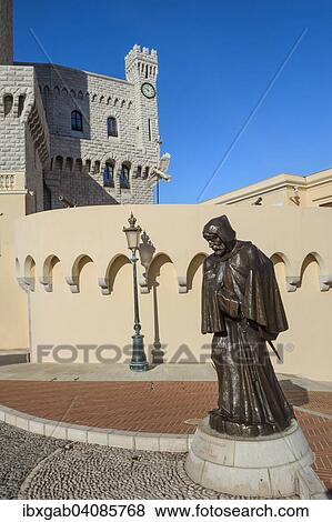 Francois Grimaldi statue, dynasty founder in front of the Prince's Palace of Monaco, Monaco, Europe View Large Photo Image Stock Photo - Francois Grimaldi statue, dynasty founder in front of the Prince's Palace of Monaco, Monaco, Europe. Fotosearch