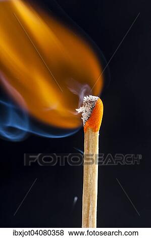 Freshly ignited match, flame at the match head View Large Photo Image Stock Photo - Freshly ignited match, flame at the match head. Fotosearch