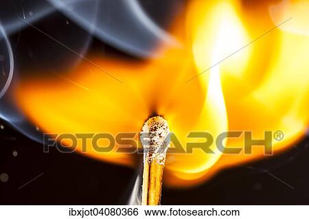 Freshly ignited match, flame at the match head View Large Photo Image Stock Photograph - Freshly ignited match, flame at the match head. Fotosearch