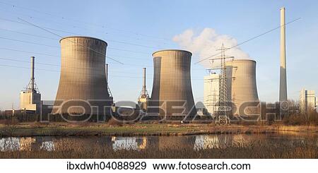 Gas-turbine combined-cycle plant on the Lippe river, Gersteinwerk power plant, Stockum, Werne, North Rhine-Westphalia, Germany, Europe View Large Photo Image Stock Photo - Gas-turbine combined-cycle plant on the Lippe river, Gersteinwerk power plant, Stockum, Werne, North Rhine-Westphalia, Germany, Europe. Fotosearch