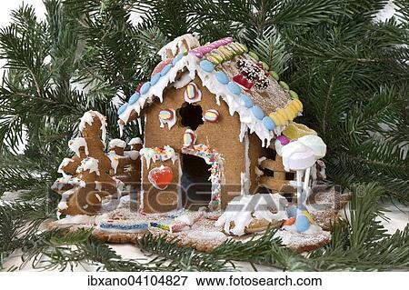 Gingerbread House View Large Photo Image Stock Photo - Gingerbread House. Fotosearch