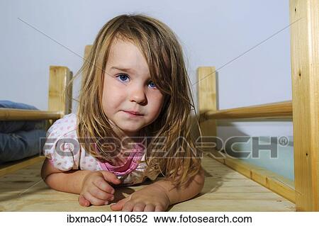 Girl, 3 years, in the kid's room View Large Photo Image Stock Image - Girl, 3 years, in the kid's room. Fotosearch