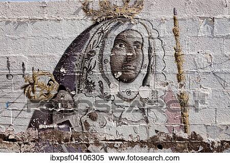 Graffiti with the patron saint of the Canary Islands Virgen de la Candelaria in the pilgrimage town of Candelaria, Tenerife, Canary Islands, Spain, Europe View Large Photo Image Stock Photography - Graffiti with the patron saint of the Canary Islands Virgen de la Candelaria in the pilgrimage town of Candelaria, Tenerife, Canary Islands, Spain, Europe. Fotosearch