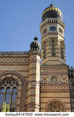 Great Synagogue, Dohany Street Synagogue, Budapest, Hungary, Europe View Large Photo Image Stock Image - Great Synagogue, Dohany Street Synagogue, Budapest, Hungary, Europe. Fotosearch