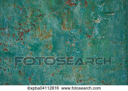 Green rusty metal sheet View Large Photo Image Stock Photograph - Green rusty metal sheet. Fotosearch