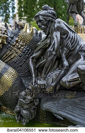 Half-decayed couple fighting statue, Hans-Sachs-Fountain, by Jurgen Weber, Weisser Turm, historic centre, Nuremberg, Middle Franconia, Franconia, Bavaria, Germany, Europe View Large Photo Image Stock Image - Half-decayed couple fighting statue, Hans-Sachs-Fountain, by Jurgen Weber, Weisser Turm, historic centre, Nuremberg, Middle Franconia, Franconia, Bavaria, Germany, Europe. Fotosearch