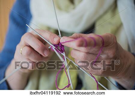 Hands of a senior knitting, Germany, Europe View Large Photo Image Stock Image - Hands of a senior knitting, Germany, Europe. Fotosearch