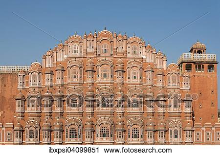 Hawa Mahal, Palace of Winds, Jaipur, Rajasthan, India, Asia View Large Photo Image Stock Image - Hawa Mahal, Palace of Winds, Jaipur, Rajasthan, India, Asia. Fotosearch