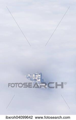 Hohensalzburg Castle in the mist, Salzburg, Austria, Europe View Large Photo Image Stock Image - Hohensalzburg Castle in the mist, Salzburg, Austria, Europe. Fotosearch