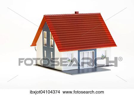 Picture - Home symbol, home-model, privately owned home, ownership. Fotosearch