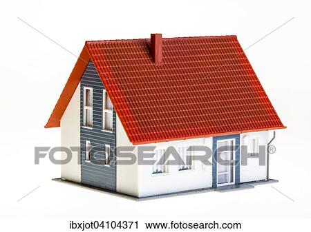 Stock Image - Home symbol, home-model, privately owned home, ownership. Fotosearch