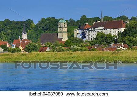 Inn river, Parish Church of St. James, Wasserburg am Inn, Upper Bavaria, Bavaria, Germany, Europe View Large Photo Image Stock Image - Inn river, Parish Church of St. James, Wasserburg am Inn, Upper Bavaria, Bavaria, Germany, Europe. Fotosearch