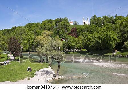 Isar and Kalvarienberg or Calvary, Bad Tolz, Isarwinkel, Upper Bavaria, Bavaria, Germany, Europe View Large Photo Image Stock Photo - Isar and Kalvarienberg or Calvary, Bad Tolz, Isarwinkel, Upper Bavaria, Bavaria, Germany, Europe. Fotosearch