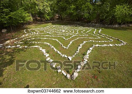 Isis's Labyrinth, Tramuntana Forest, Cres, Croatia, Europe View Large Photo Image Stock Image - Isis's Labyrinth, Tramuntana Forest, Cres, Croatia, Europe. Fotosearch