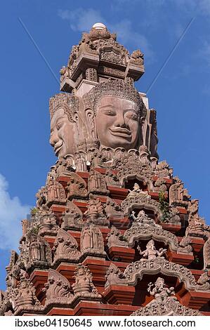 Stock Photography - Khmer-style City Pillar Lak Muang, City Pillar Shrine, Surin, Surin Province, Isaan, Isaan, Thailand, Asia. Fotosearch