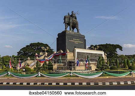 King Rama I Monument, elephant, roundabout, Buri Ram, Buriram Province, Isan, Isaan, Thailand, Asia View Large Photo Image Stock Image - King Rama I Monument, elephant, roundabout, Buri Ram, Buriram Province, Isan, Isaan, Thailand, Asia. Fotosearch